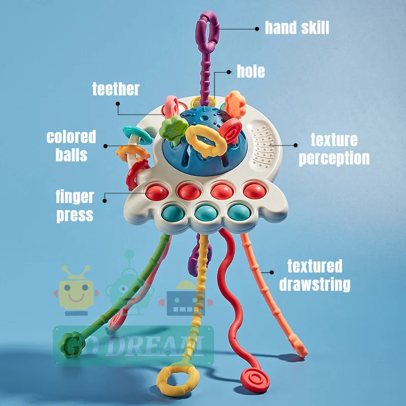 Montessori Pull String Educational Toys