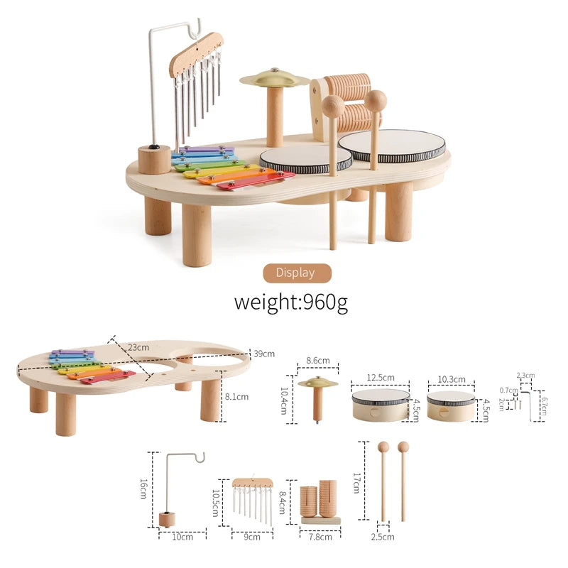 Baby Wooden Montessori Bandstand Toys