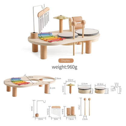 Baby Wooden Montessori Bandstand Toys