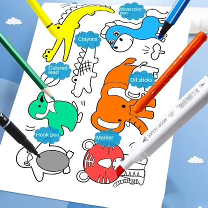 Children's Drawing Roll Sticky Paper Graffiti